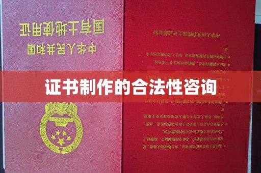 日照证书制作的合法性咨询