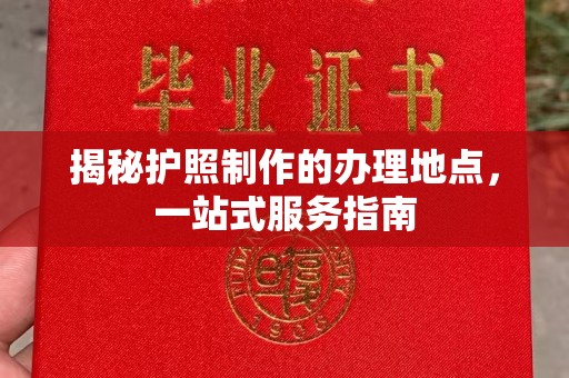 日照揭秘护照制作的办理地点，一站式服务指南