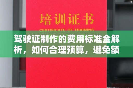 日照驾驶证制作的费用标准全解析，如何合理预算，避免额外支出